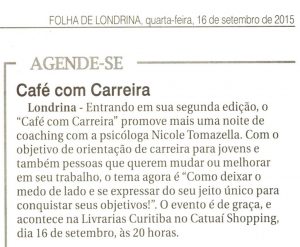 CAFÉ 1609 FOLHA