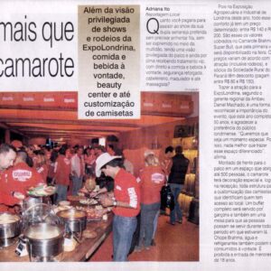 Folha 2 18 03 — Assessoria de Imprensa Brahma — Inove Comunicação Integrada Londrina