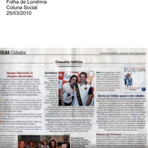 Folha De Londrina 25 03 — Assessoria de Imprensa  Brazilian Pet Foods — Inove Comunicação Integrada Londrina