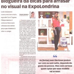 JL 1404 Carol Tognon — Assessoria de Imprensa Brahma — Inove Comunicação Integrada Londrina