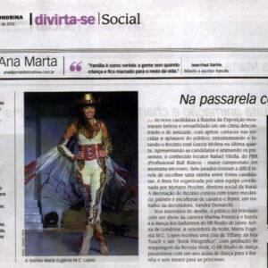 JL JL Ana Marta 28 03 — Assessoria de Imprensa Brahma — Inove Comunicação Integrada Londrina