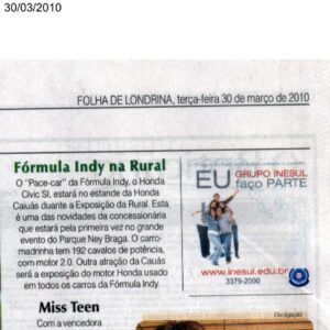 Militão Pace Car — Honda Caiuás — Inove Comunicação Integrada Londrina
