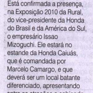 Nota Militão 24 02 — Honda Caiuás — Inove Comunicação Integrada Londrina