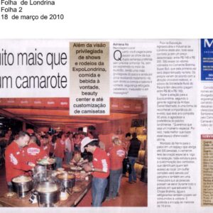 Pag Folha 2 18 03 — Assessoria de Imprensa Brahma — Inove Comunicação Integrada Londrina