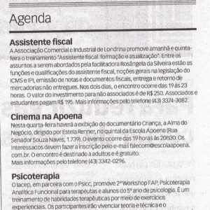 Clipping 2508 — Assessoria de Imprensa IACEP — Inove Comunicação Integrada Londrina