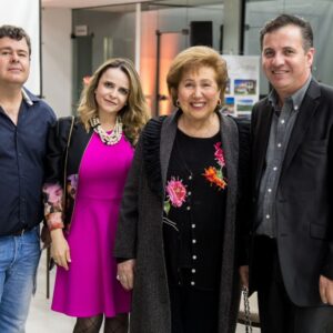 João, Juliana E Cida Jabur Com Leonel Rodrigues — Assessoria de Imprensa   Leonel Rodrigues — Inove Comunicação Integrada Londrina