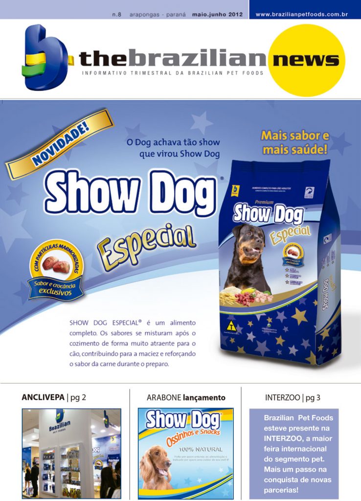 Brazilian News 1 — Newsletter: Brazilian Pet Foods — Inove Comunicação Integrada Londrina