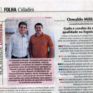 Folha De Londrina 01 04 2010 — Biopar — Inove Comunicação Integrada Londrina